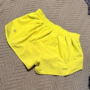 lululemon athletica Yellow Athletic Shorts